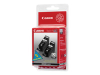 Canon PGI-525PGBK Twin Pack - 2-pack - 19 ml - svart - original - bläcktank - för PIXMA iP4950, iX6550, MG5350, MG6150, MG6250, MG8150, MG8250, MX715, MX885, MX892, MX895 4529B010