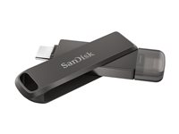 SanDisk iXpand Luxe - USB flash-enhet - 256 GB - USB-C / Lightning SDIX70N-256G-GN6NE