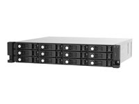 QNAP TL-R1220Sep-RP - Hårddiskarray - 12 fack (SATA-600 / SAS-3) - SAS 12Gb/s (extern) - kan monteras i rack - 2U TL-R1220SEP-RP