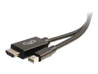 C2G 10ft Mini DisplayPort to HDMI Adapter Cable - Mini DP Male to HDMI Female - Black - Adapterkabel - TAA-kompatibel - Mini DisplayPort (hane) till HDMI (hane) - 3 m - svart 84422