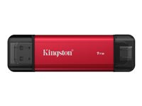 Kingston Dual - SSD - 1 TB - extern (portabel) - USB 3.2 Gen 2 SPSD/1TB