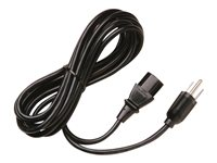 HPE - Strömkabel - power IEC 60320 C13 rak till NEMA 5-15 (P) - AC 110 V - 10 A - 1.83 m - svart - Kanada, Förenta Staterna - för HPE MSL4048, SN6610C 32; Apollo 4510 Gen9; ProLiant DL180 Gen10, DL380 G6, XL290n Gen10 AF556A