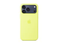 Apple - Baksidesskydd för mobiltelefon - MagSafe-kompatibilitet - silikon - neongul - för iPhone 17 Pro Max MGFM4ZM/A