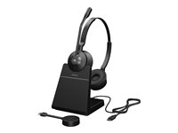 Jabra Engage 55 SE Stereo - Headset - på örat - DECT - trådlös - USB-C via DECT-adapter - Certifierad för Microsoft-teams 9659-475-111
