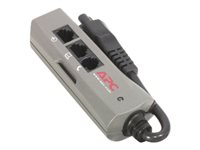 APC SurgeArrest Notebook Pro - Överspänningsskydd - AC 230 V - utgångskontakter: 1 - silver PNOTEPROC6-EC