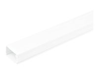 StarTech.com Solid Cable Management Raceway with Adhesive Tape & Cover, 1-1/8"(32mm)W x 3/4"(20mm)H, 6ft(1.8m) length, PVC Network/Power Cord Hider Kit, Wall Wire Duct System, UL Listed - UL94 V0, M1 Fire Rated (CBMOWD3220) - Kabelränna - 2 m - vit - TAA-kompatibel CBMOWD3220