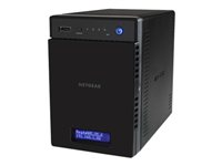 NETGEAR ReadyNAS 104 RN10400 - NAS-server - 4 fack - SATA 3Gb/s - HDD - RAID 0, 1, 5, 10 - RAM 512 MB - Gigabit Ethernet - iSCSI support RN10400-100EUS