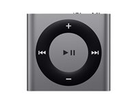 Apple iPod shuffle - Fjärde generation - digital spelare - 2 GB - rymdgrå ME949KS/A