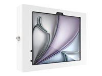 Compulocks iPad Air M2 & M3 11", Apex Secured Enclosure Wall Mount - White - Hölje - för surfplatta - glasfäste, utrymme - låsbar - höggradig aluminium - vit - skärmstorlek: 11" - monteringsgränssnitt: 100 x 100 mm - väggmonterbar - för Apple 11-inch iPad Air (M2, M3, M4) 11APXW