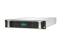 HPE Modular Smart Array 2060 10GbE iSCSI LFF Storage - Hårddiskarray - 240 TB - 12 fack (SAS-3) - HDD 20 TB x 12 - iSCSI (10 GbE) (extern) - kan monteras i rack - 2U - med 4 x 10Gb iSCSI XCVR-transceiver P84176-B25