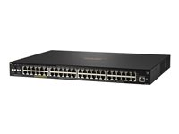 HPE Aruba 2930F 48G PoE+ 4SFP+ - Switch - L3 - Administrerad - 48 x 10/100/1000 (PoE+) + 4 x 1 gigabit/10 gigabit SFP+ (upplänk) - rackmonterbar - PoE+ (740 W) JL558A#ABB