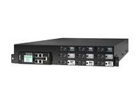 APC NetShelter Rack PDU Advanced - Kraftdistributionsenhet (kan monteras i rack) - växlad, mätad, 415 V - växelström 415 V - 41400 VA - 3-fas - Ethernet 10/100/1000 - ingång: IEC 60309 60A - utgångskontakter: 18 (9 x IEC 60320 C13/C15, 9 x IEC 60320 C13/C15/C19/C21) - 2U - 3 m sladd - svart - för P/N: AR3003, AR3003SP, AR3006, AR3006SP, AR3103, AR3103SP, AR3106, AR3106SP APDU11454SM