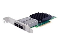 Nvidia ConnectX-6 DX - Nätverksadapter - PCIe - 100 Gigabit QSFP56 x 2 - med Överta Dell-systemets garanti ELLER ett års maskinvarugaranti - för PowerEdge R470, R6715, R6725, R770, R7715, R7725 540-BFLM