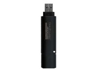 Kingston DataTraveler 4000 G2 Management Ready - USB flash-enhet - krypterat - FIPS 140-2 Level 3 - 8 GB - USB 3.0 - TAA-kompatibel DT4000G2DM/8GB