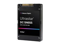 WD Ultrastar DC SN655 WUS5EA176ESP7E1 - SSD - 7.68 TB - inbyggd - 2.5" - U.3 PCIe 4.0 (NVMe) 0TS2459