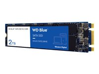 WD Blue 3D NAND SATA SSD WDS200T2B0B - SSD - 2 TB - inbyggd - M.2 2280 - SATA 6Gb/s WDS200T2B0B