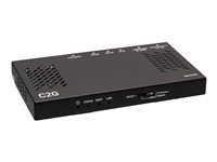 C2G HDMI Ultra-Slim HDBaseT + RS232 And IR Over Cat Extender Box Receiver - 4K 60Hz - Video/ljud/seriell förlängare - mottagare - HDMI, HDBaseT 2.0 - över CAT 5e/6/6a/7 - upp till 70 m C2G31015