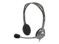 Logitech Stereo Headset H110 - Headset - på örat - kabelansluten 981-000271