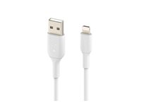 Belkin BoostCharge - Lightning-kabel - Lightning hane till USB hane - 3 m - vit CAA001BT3MWH
