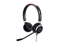 Jabra Evolve 40 UC stereo - Headset - på örat - kabelansluten - 3,5 mm kontakt 6399-829-209
